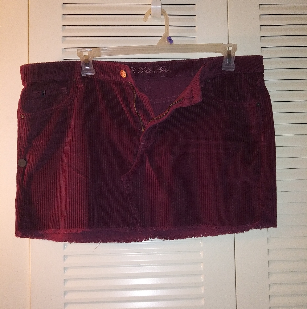 Corduroy skirt